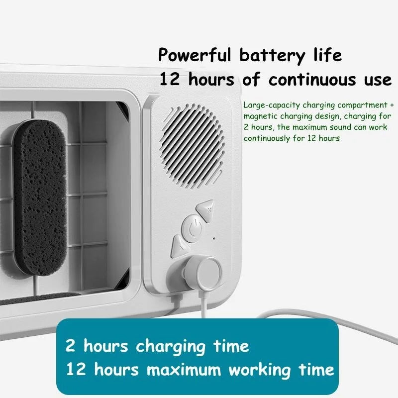 Waterproof Shower Phone Holder, Bluetooth Speaker, Anti-Fog Touch Screen, Wall Mount, Bathroom, IPX4